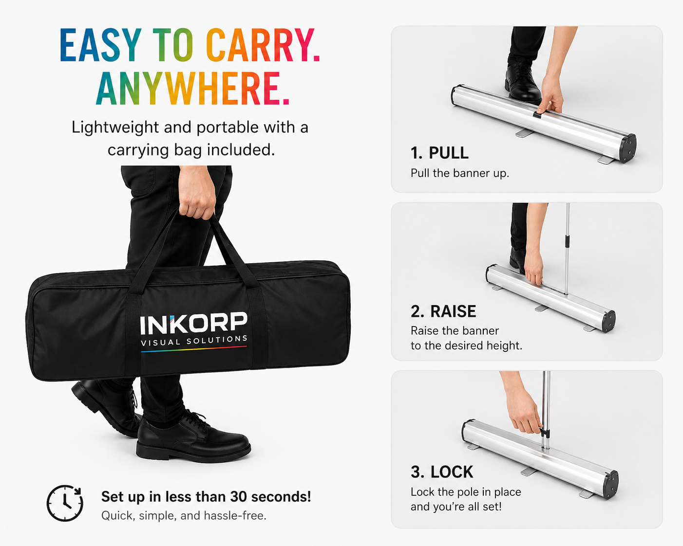 Retractable Banner Stand | Custom Printed Roll-Up Banner